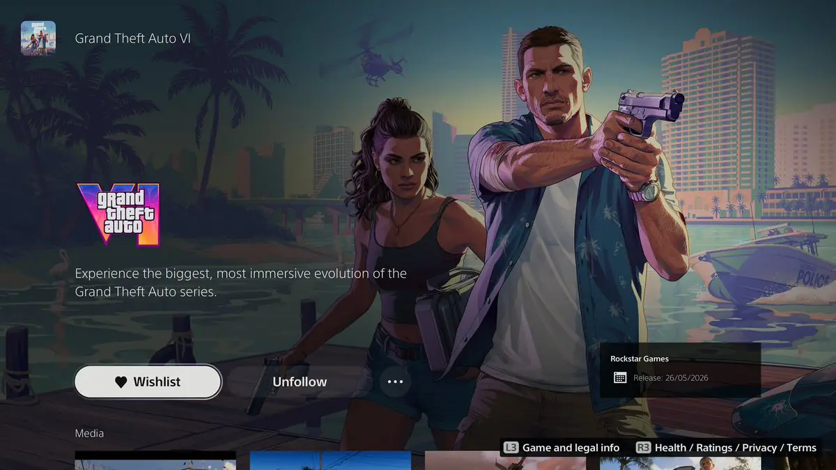 Rockstar Games Just Did Something Super Weird With GTA 6 Store Page