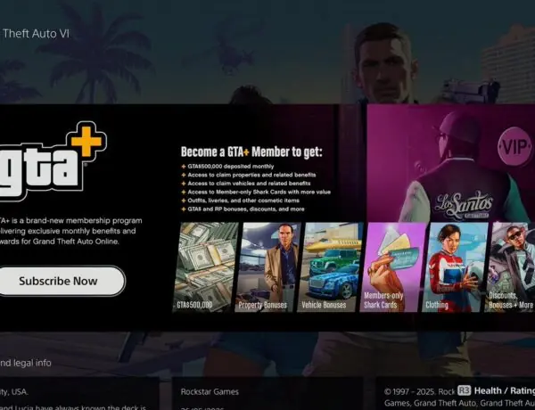 Rockstar's GTA+ Ad Appears on GTA 6 Store Page Sparking Hype