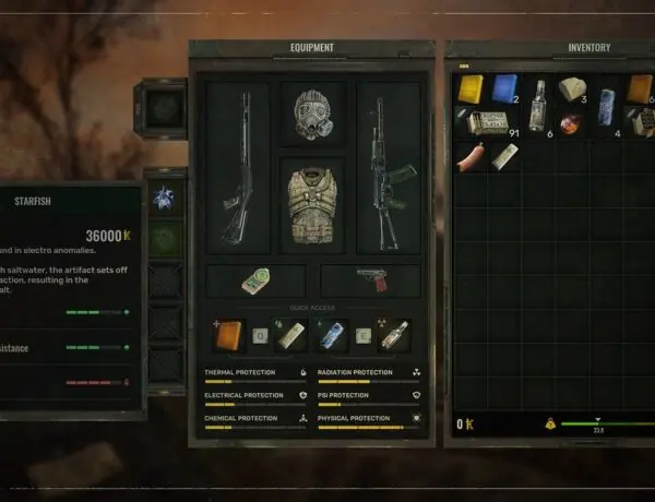 S.T.A.L.K.E.R. 2 Update 1.7 Shows Off New Inventory and Equipment Stats