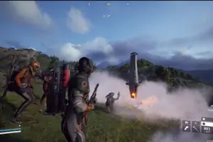 ARC Raiders Player Attaches to Rocket, Gets Launched Into Space