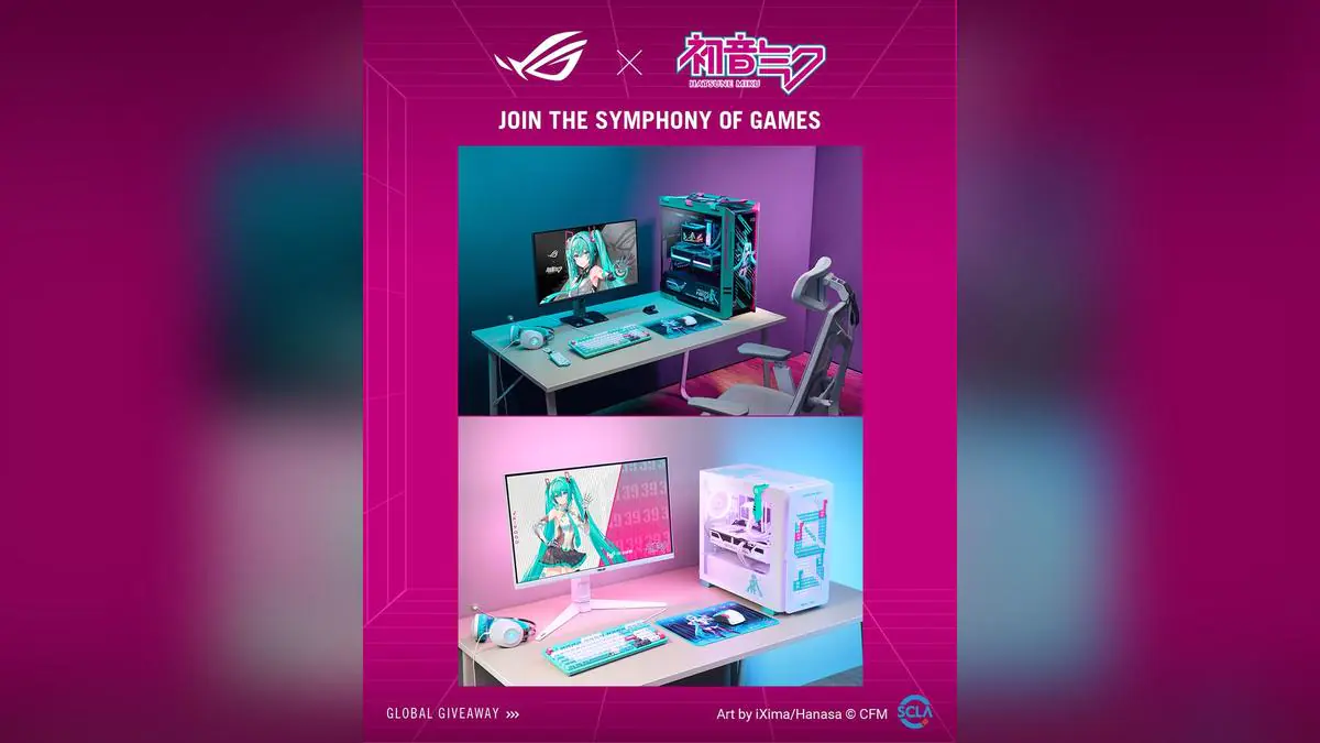 ASUS ROG Drops Hatsune Miku PC Case and Holiday Giveaway