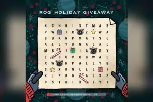 ASUS ROG's Christmas Giveaway Sparks Word Search Frenzy for Xbox Ally