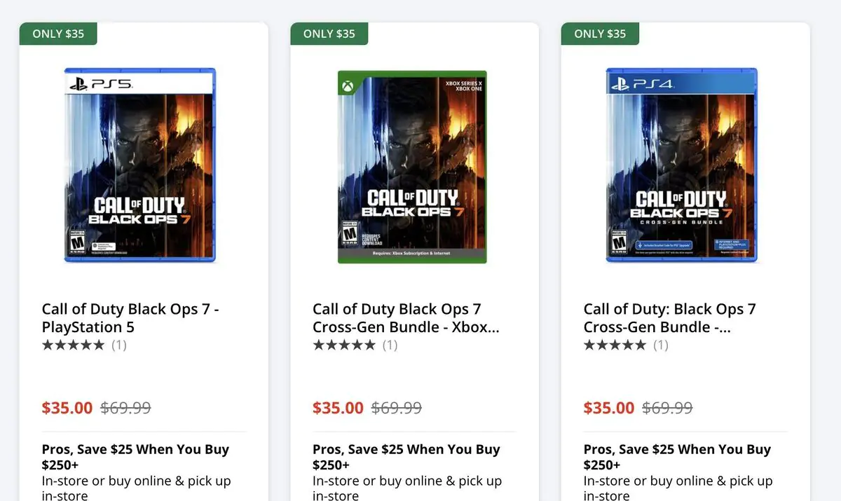Call of Duty Black Ops 7 Hits Rock Bottom Price at GameStop, Gamers React