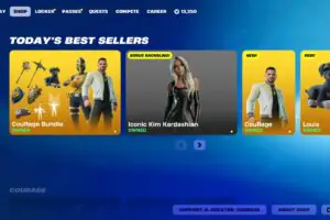 CouRageJD's Fortnite Icon Skin Tops Shop, Beating Kim Kardashian