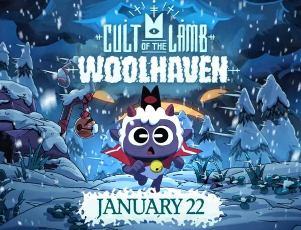 Cult of the Lamb's Woolhaven Update Brings Winter, Ranching, and More on January 22