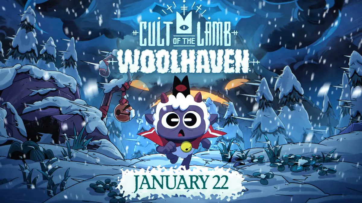 Cult of the Lamb's Woolhaven Update Brings Winter, Ranching, and More on January 22