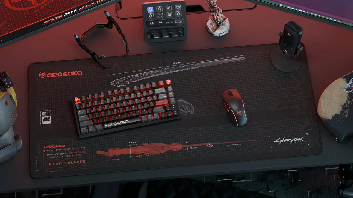 Cyberpunk 2077's New Arasaka Gear From Corsair Is Here And Gamers Have Thoughts