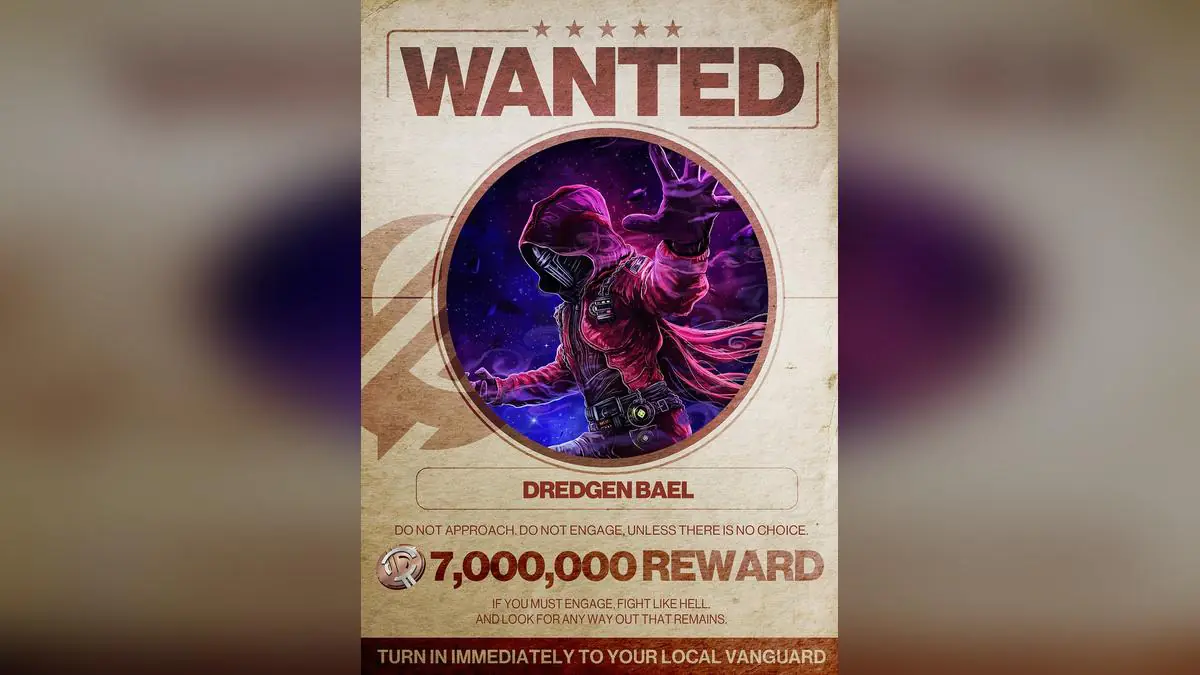 Destiny 2's Dredgen Bael Gets a 7 Million Glimmer Bounty, Players Have Questions