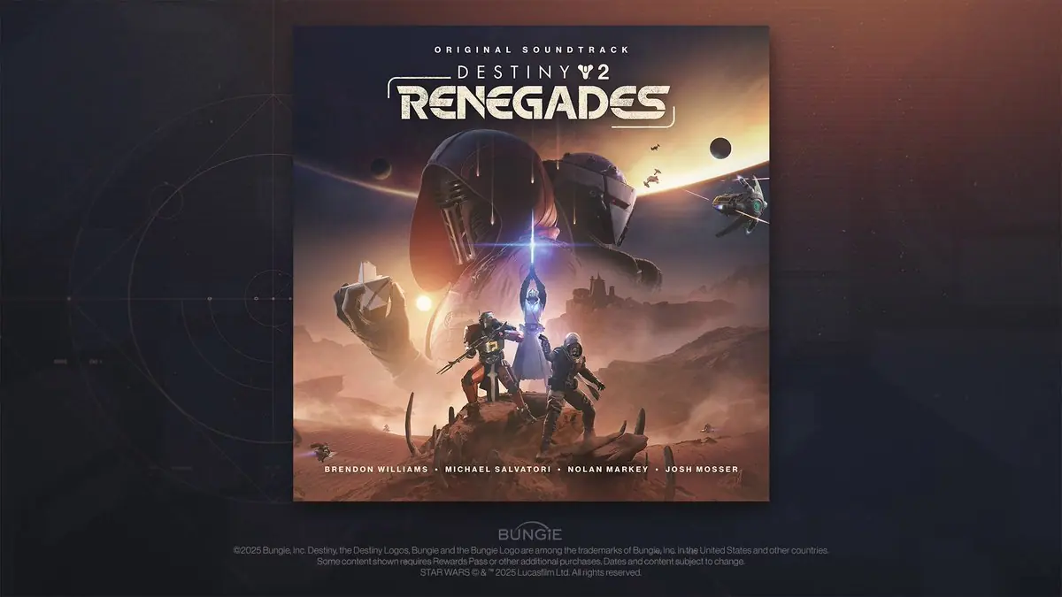 Destiny 2's Renegades Soundtrack Drops on YouTube, But Players Want Spotify