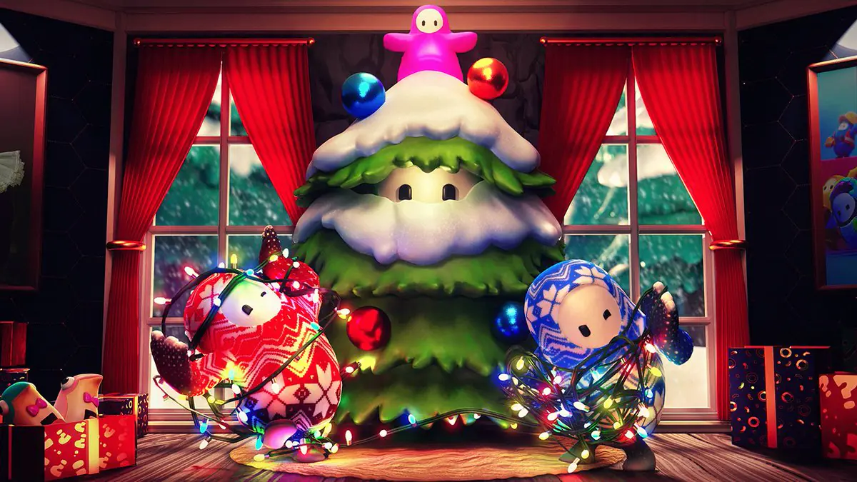 Fall Guys Holiday Tweet Sparks Player Frustration Over Reused Content