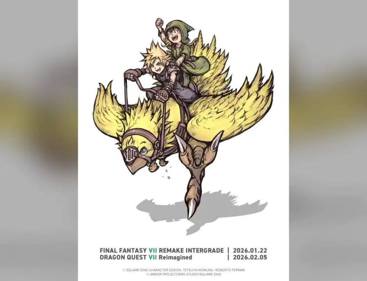 Final Fantasy VII and Dragon Quest VII Collide in Epic New Nomura Art and Demos