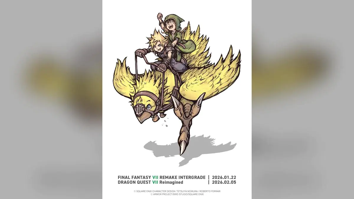 Final Fantasy VII and Dragon Quest VII Collide in Epic New Nomura Art and Demos