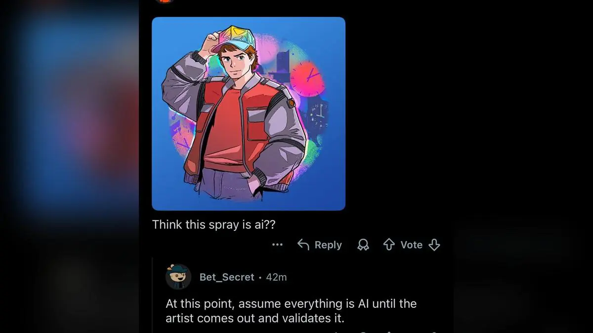 Fortnite Artist Sean Dove Defends McFly Spray, Admits Possible AI Clock Slip