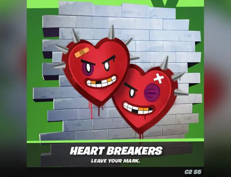 Fortnite's 2021 Valentine's Spray Finally Unlocks After Years in the Vault