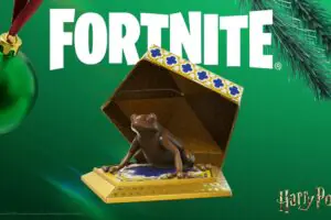 Fortnite's Chocolate Frog Back Bling Hops In, But Players Are Split Over Hogwarts