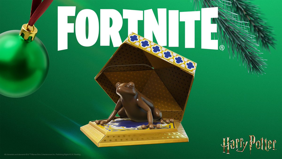 Fortnite’s Chocolate Frog Back Bling Hops In, But Gamers Are Split Over Hogwarts