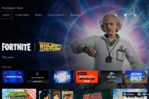 Fortnite's Doc Brown Skin Leaks Early on PlayStation, Gamers React