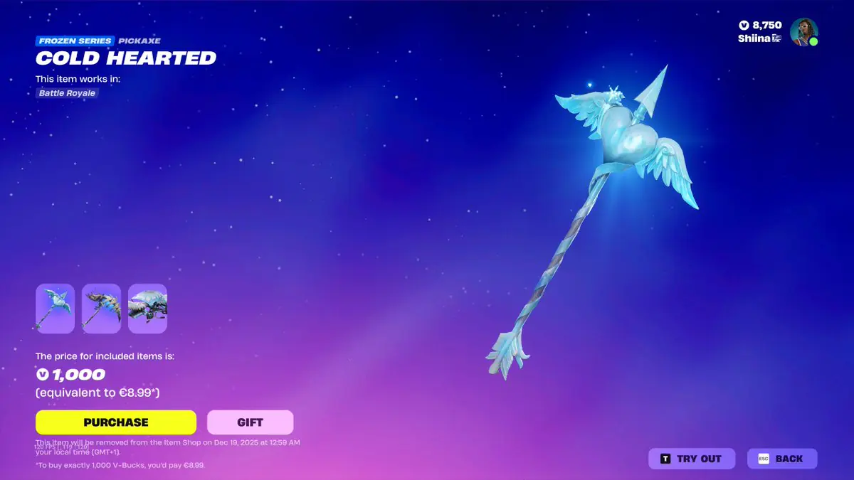 Fortnite's Frozen Gear Bundle Returns After 5 Years, Causing Chaos Among Players