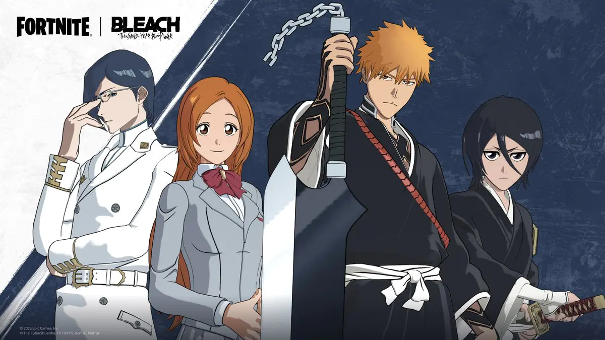 Fortnite's Latest Crossover Brings BLEACH Characters Ichigo and Rukia to the Island