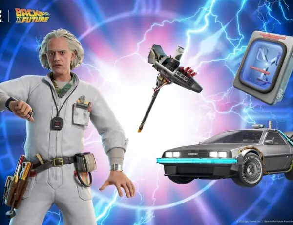 Fortnite's Latest Crossover is Heavy: Doc Brown and the DeLorean Time Machine Arrive