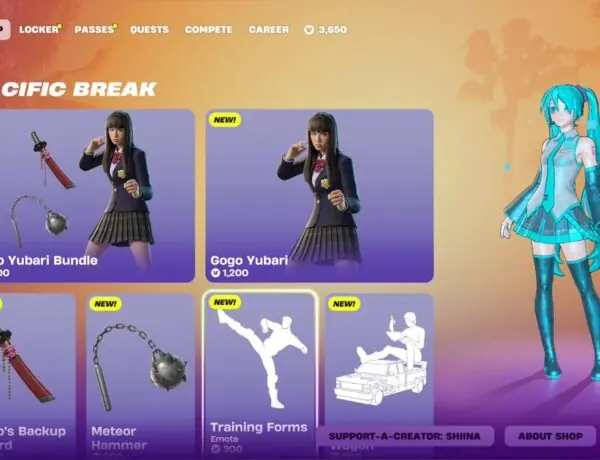 Fortnite's New GoGo Yubari Set Is Out Now and Players Are Hyped