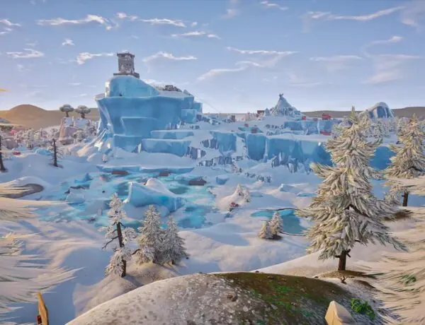 Fortnite's Polar Peaks Looks Delightful, But Players Are Fired Up About SBMM