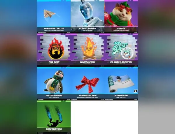 Fortnite's Winterfest 2024 Cabin Rewards Leaked - No Harry Potter In Sight
