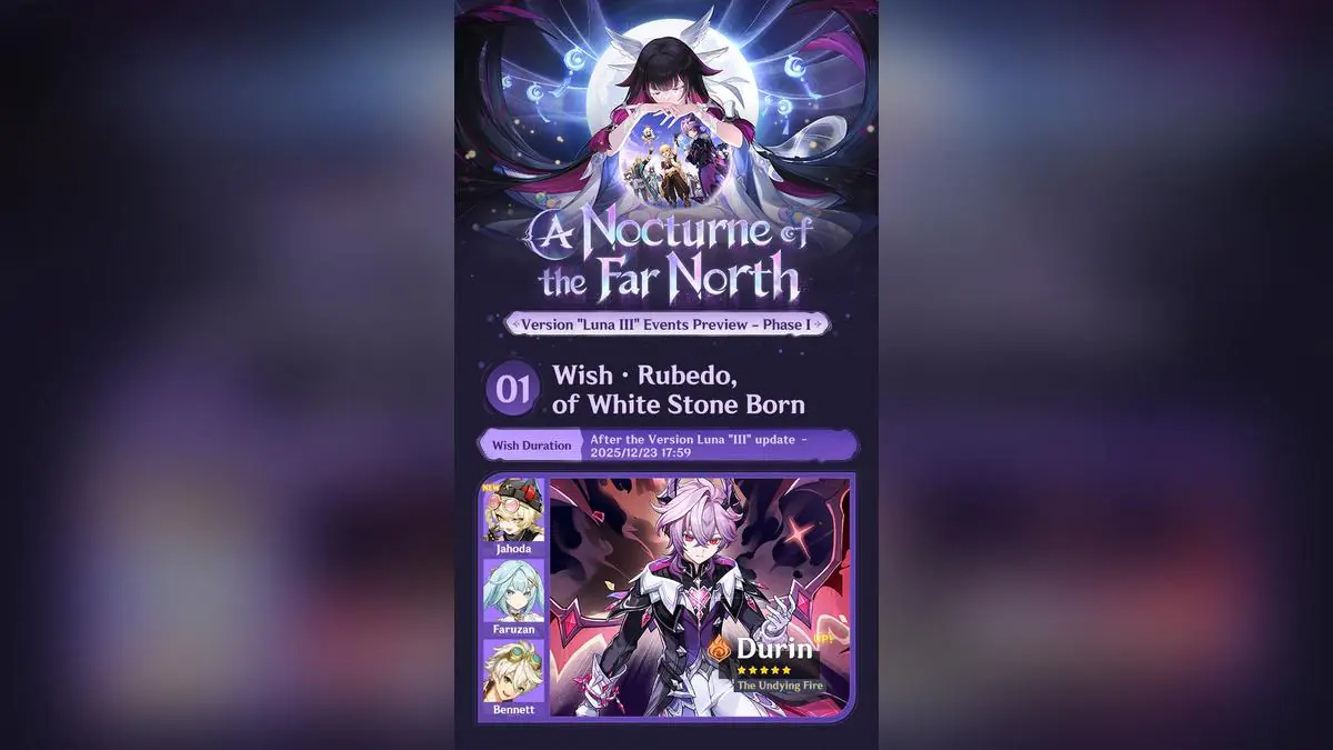 Genshin Impact's Luna III Update Sparks Player Debate Over Events and Story