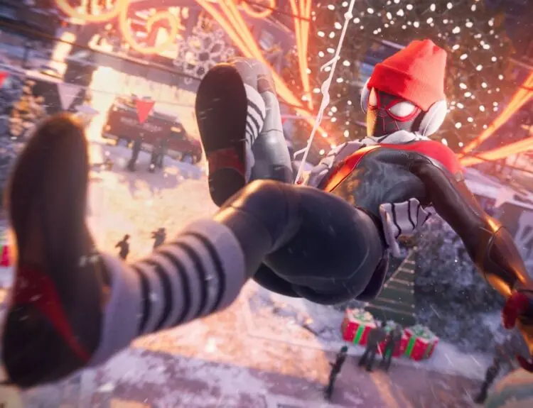 Insomniac's Miles Morales PC Tweet Sparks Fan Demands and Holiday Vibes