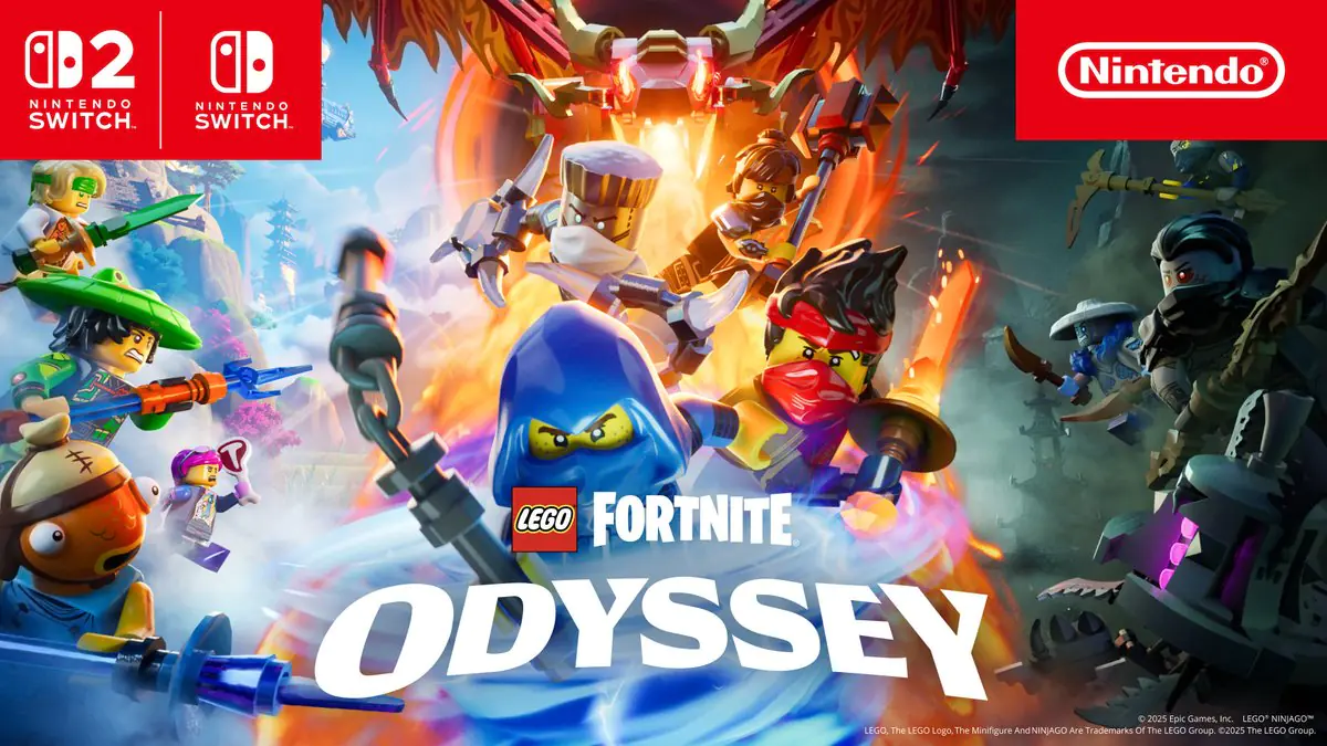 LEGO Fortnite Odyssey Brings Ninjago Spinjitzu to Nintendo Switch and Switch 2