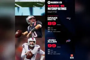 Madden 26 Fans Are Arguing Over Drake Maye vs. Josh Allen Ratings
