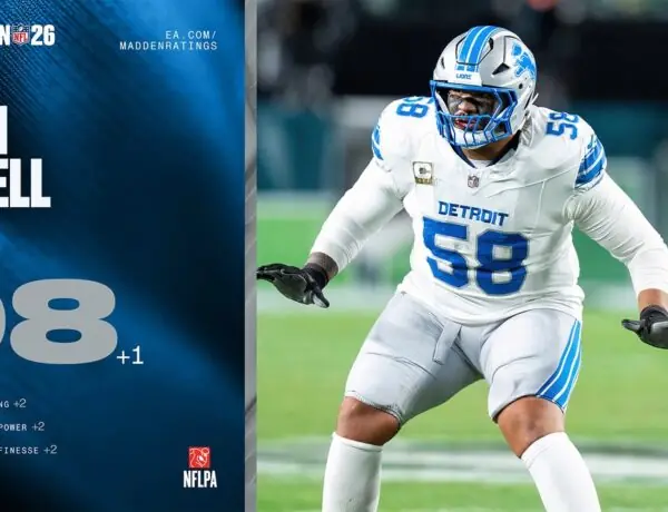 Madden 26's Penei Sewell Hits 98 OVR, But Gamers Demand a 99