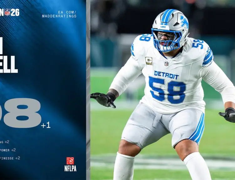 Madden 26's Penei Sewell Hits 98 OVR, But Gamers Demand a 99