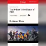 Marvel Rivals Snags a Spot on TIME's Best Games of 2025 List