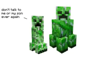 Minecraft's New 'Creeper Son' Mobs Spark Confusion and Outrage