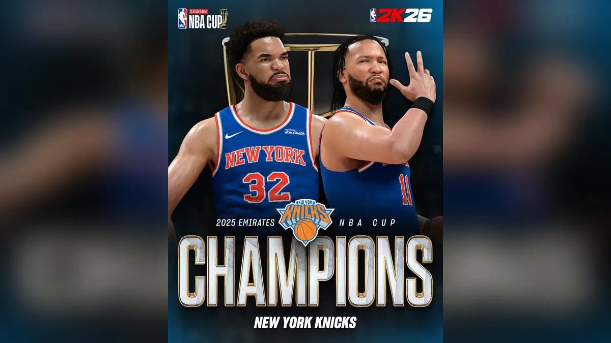 NBA 2K Celebrates Knicks' NBA Cup Win, But Gamers Are Furious