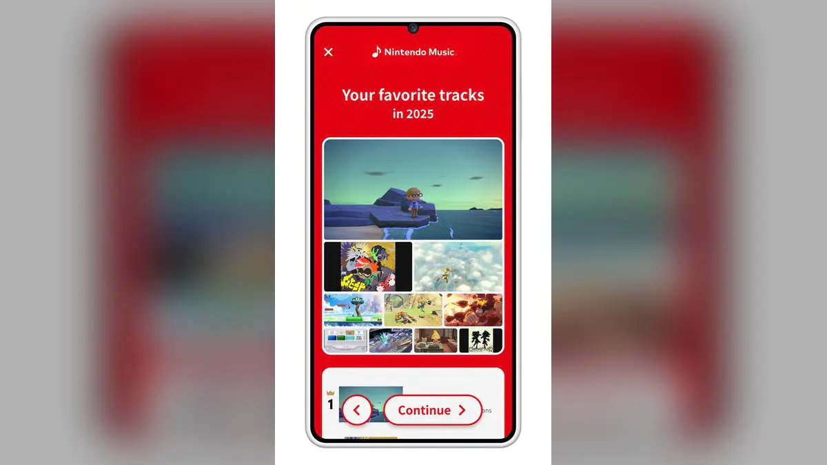 Nintendo's Music App Drops a 2025 Wrap-Up, Gamers Share Their Top Tracks