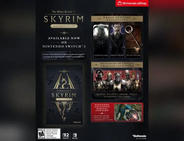 Skyrim's Nintendo Switch 2 Port Has Zelda Gear But Gamers Are Furious