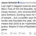 Star Wars Fate of the Old Republic Release Date Rumors Point to 2030