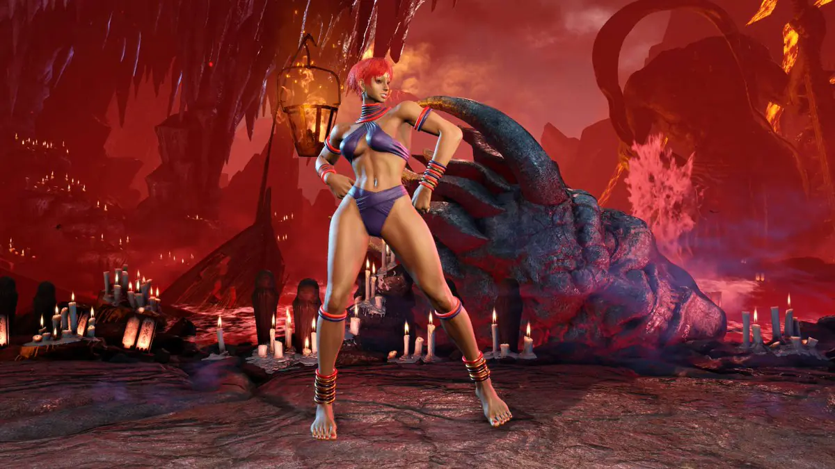 Street Fighter 6's Elena Gets a Fiendish Akuma-Inspired Outfit