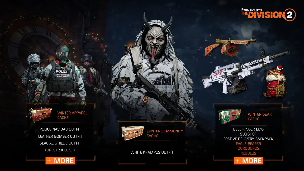 The Division 2's Winter Event Vendor Is Handing Out Raid Exotics, But Is The RNG Broken?