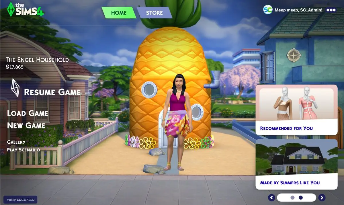 The Sims 4's New SpongeBob Menu Is Causing a Major Player Meltdown