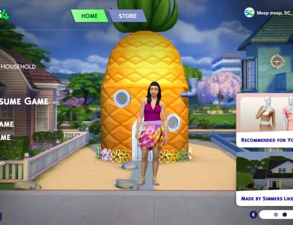 The Sims 4's New SpongeBob Menu Is Causing a Major Player Meltdown