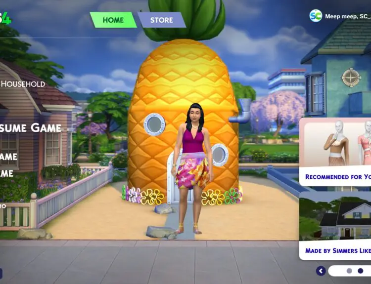 The Sims 4's New SpongeBob Menu Is Causing a Major Player Meltdown