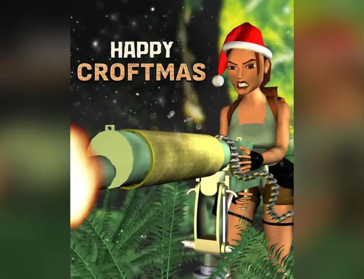 Tomb Raider's 'Croftmas' Greeting Sparks Player Holiday Plans and Language Requests