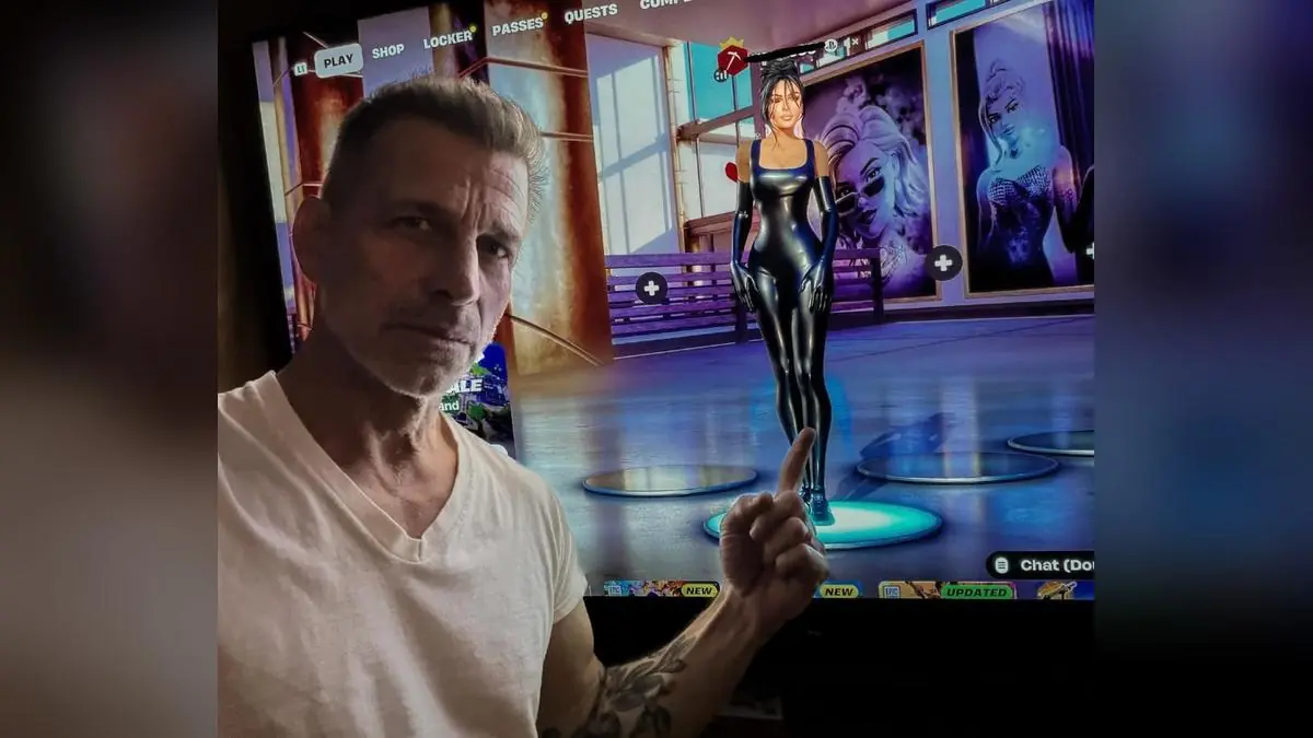 Zack Snyder Thanks Kim Kardashian Fortnite Skin For Carrying Him To Victory Royales