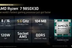 AMD's New 9850X3D CPU Crushes Intel, But Gamers Have Questions
