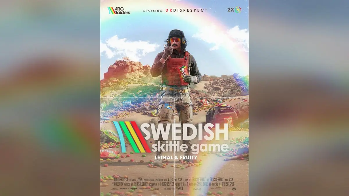 Dr Disrespect Fires Back at Haters, Calls ARC a Super Athletic Swedish Skittle Game