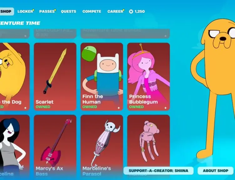 Fortnite's Adventure Time Skins Return, Sparking Player Frenzy and Nostalgia