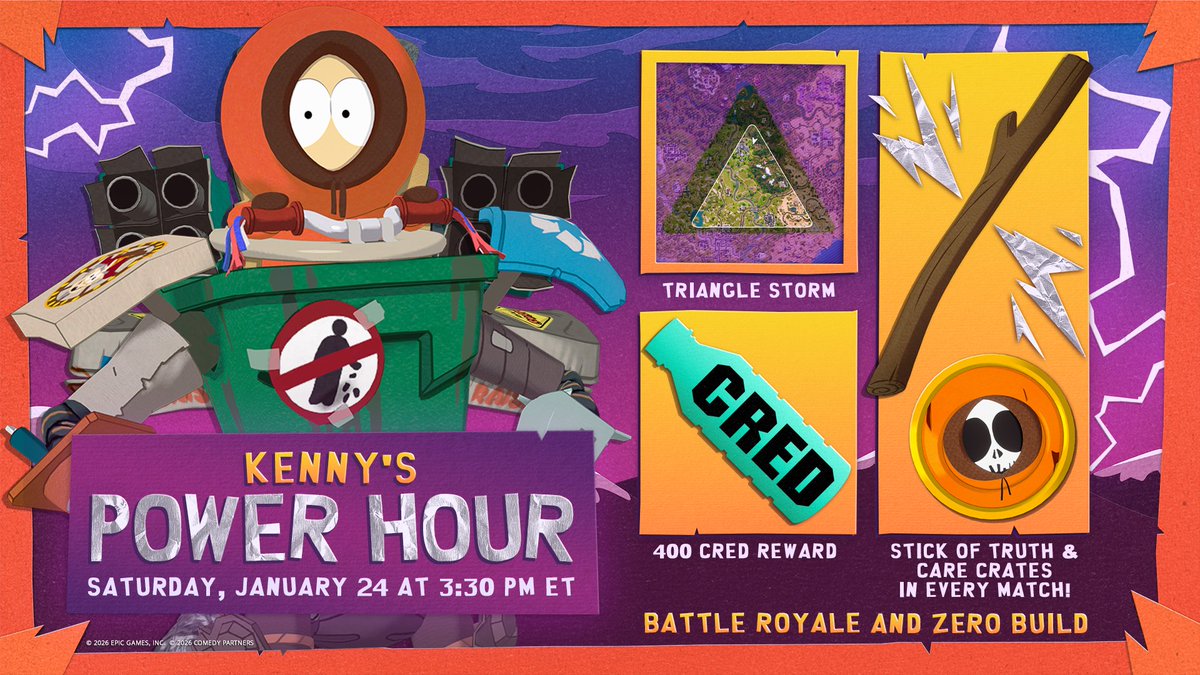 Fortnite’s Kenny Power Hour Returns With Extra Tokens, Gamers Have Demands